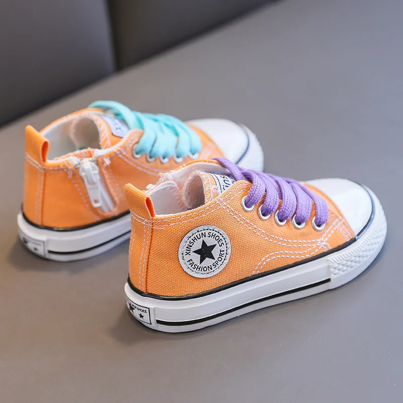 

Children's Shoes Girls 2020 Autumn New Baby Canvas Shoes Girls Casual Soft-soled Non-slip Boys Toddler Shoes 1-3 Years Old