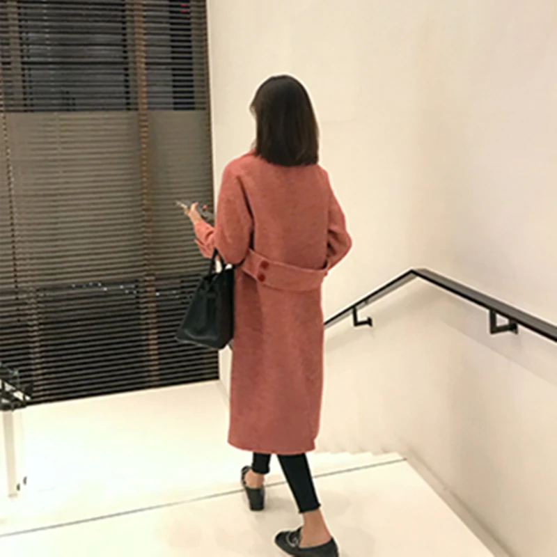 Женское милое пальто Дамская Роскошная твидовая куртка из ягненка женское