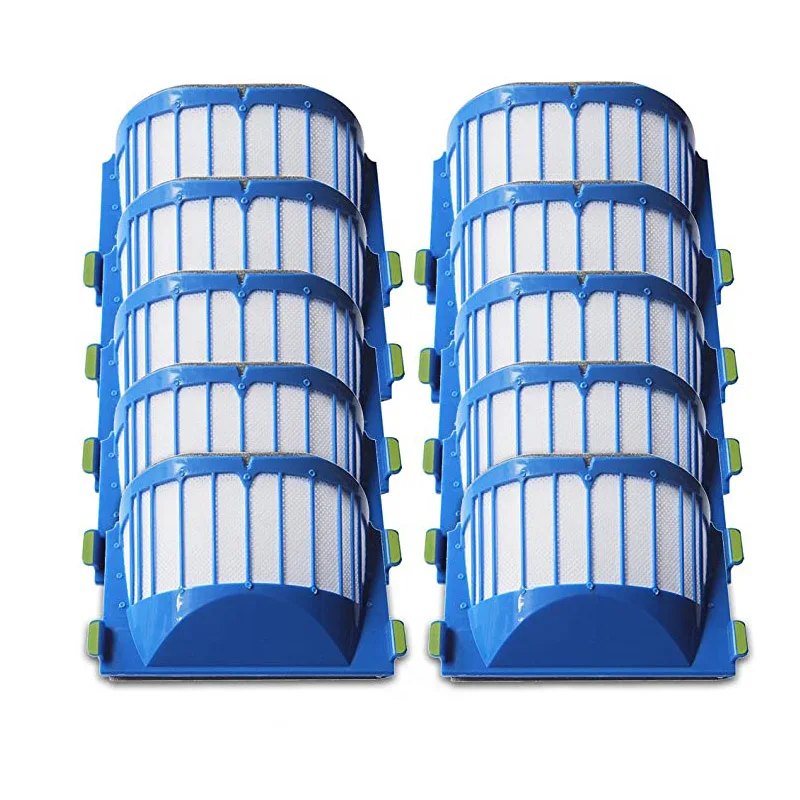 

Replacement Parts 10*Aero Vac Filters Kit for iRobot Roomba 500 600 Series 536 550 551 620 630 650 660 Vacuum Cleaner Accessory