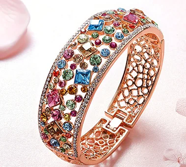 

YPD147 925 Silver Zircon Bracelet Girl Birthday Party DIY Bracelet Gift