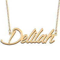 necklace with name delilah for his her family member best friend birthday gifts on christmas mother day valentines day