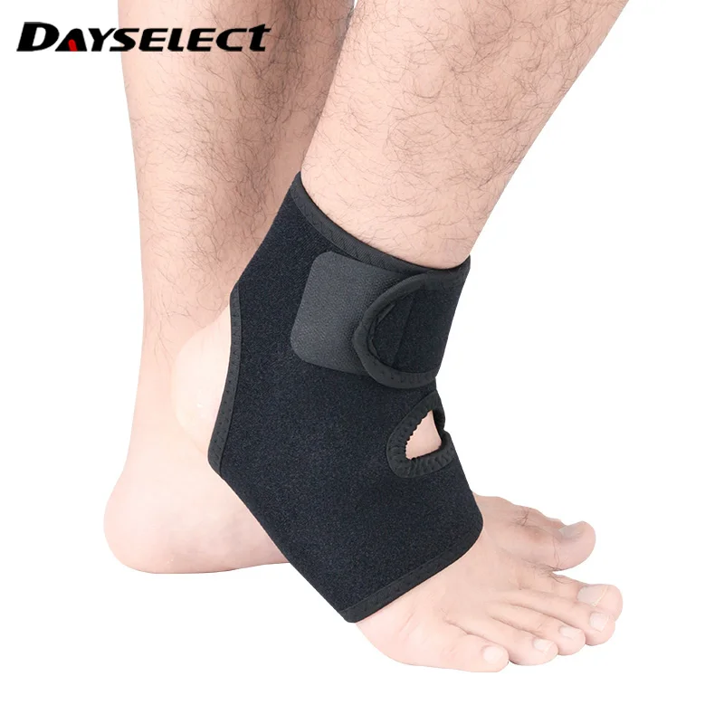 

Basketball Volleyball Pressurized Ankle Support Sports Gym Badminton Ankle Brace Protector with Strap Belt Elastic