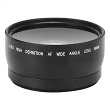 camcorders professional JSR 1151 Advanced 58MM 0.45X Wide Angle Macro Lens Fit for All 58MM Diameter Camera Lenses lens
