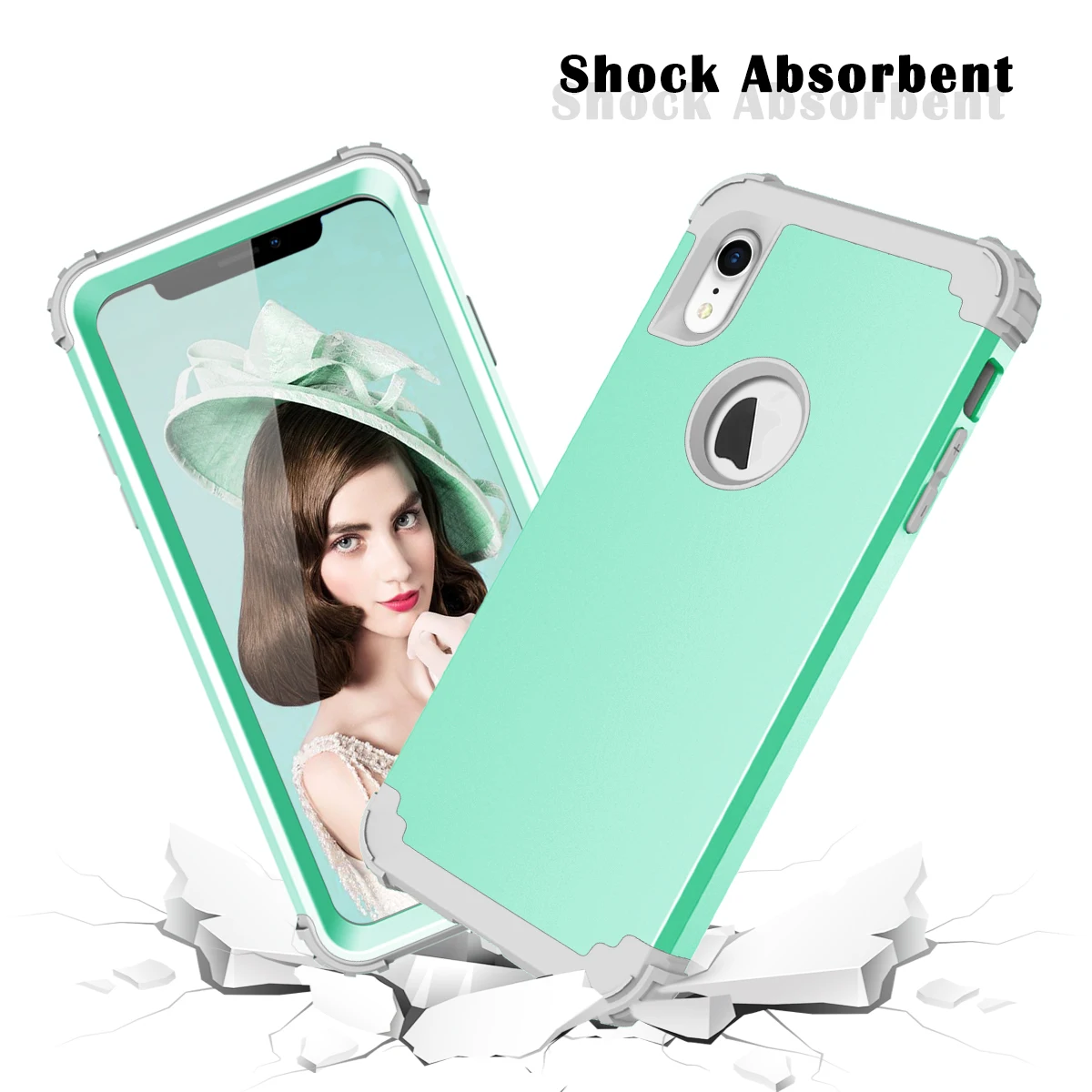 Чехол для IPhone 8 7 PLUS 6 6S Plus ударопрочный защитный чехол гибридный жесткий резиновый