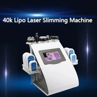 2020 new ultrasonic 40k cavitation vacuum skin lift cellulite reduction tripolar rf lipo laser lllt 635nm650nm 8pad machine