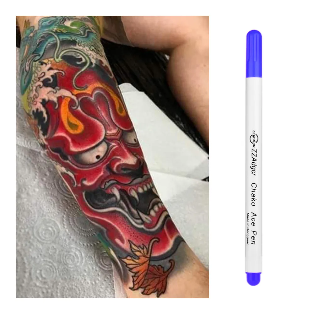 12 шт. Временная тату ручка маркер для кожи пирсинга портативный инструмент