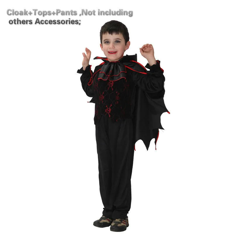 Детские костюмы для Хэллоуина карнавальные вечерние вампира мальчиков и девочек