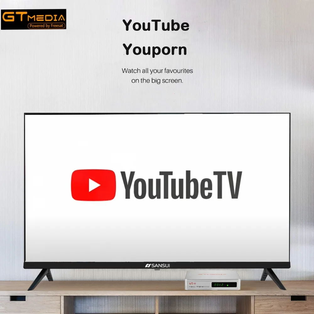 ТВ-приемник GTMEDIA V7 TT для спутникового ТВ декодер кабеля H.265 HEVC 10-битный тюнер USB WIFI