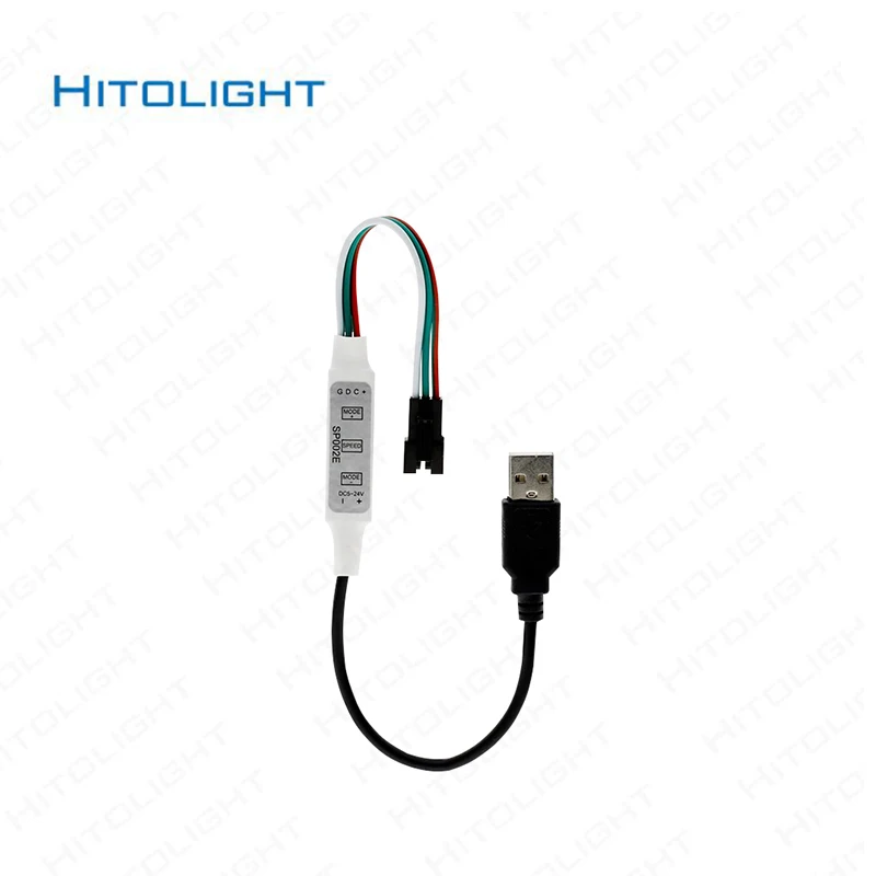 SP002E USB поддерживает 5 24 В pixel IC phantom light band такой как WS2812 WS2811 band|Контролеры RGB| |