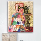 Набор для рисования по номерам YIJIE, швейная машинка на холсте, ручная роспись, подарок для творчества, украшение для дома