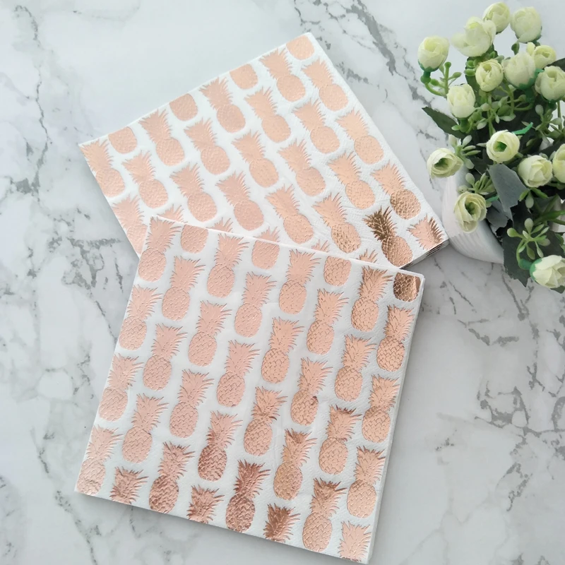 40 шт. декоративные салфетки из фольги 33 х33 см|Одноразовая посуда для вечеринок| |