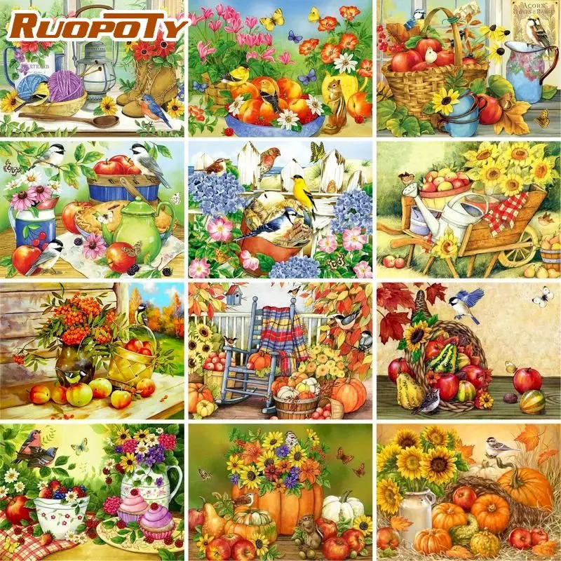 

Набор для рисования по номерам на холсте, 60x75 см