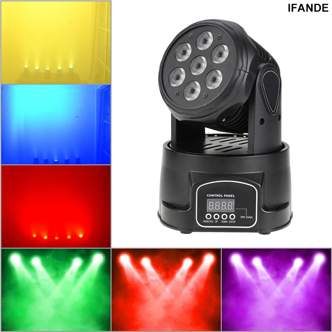 Просветильник ектор светодиодный 4 в 1 7 х10 Вт DMX512 | Освещение