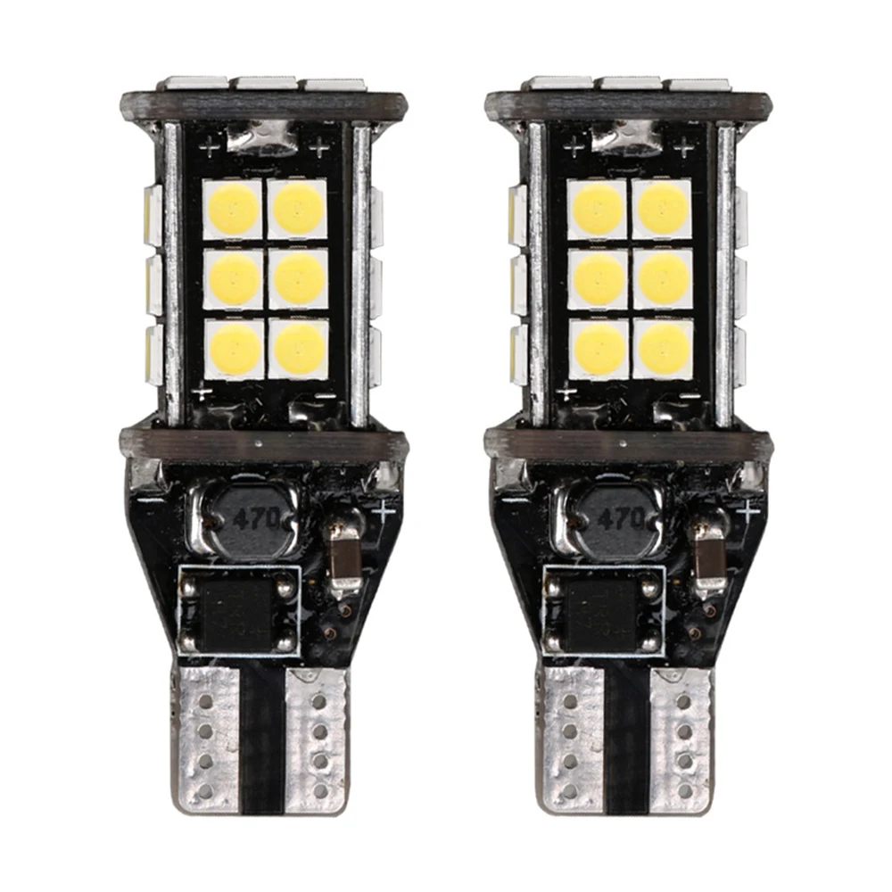 2 шт. 1200Lm T15 W16W супер яркий 3030 24SMD CANBUS автомобильный резервный свет лампы Задний