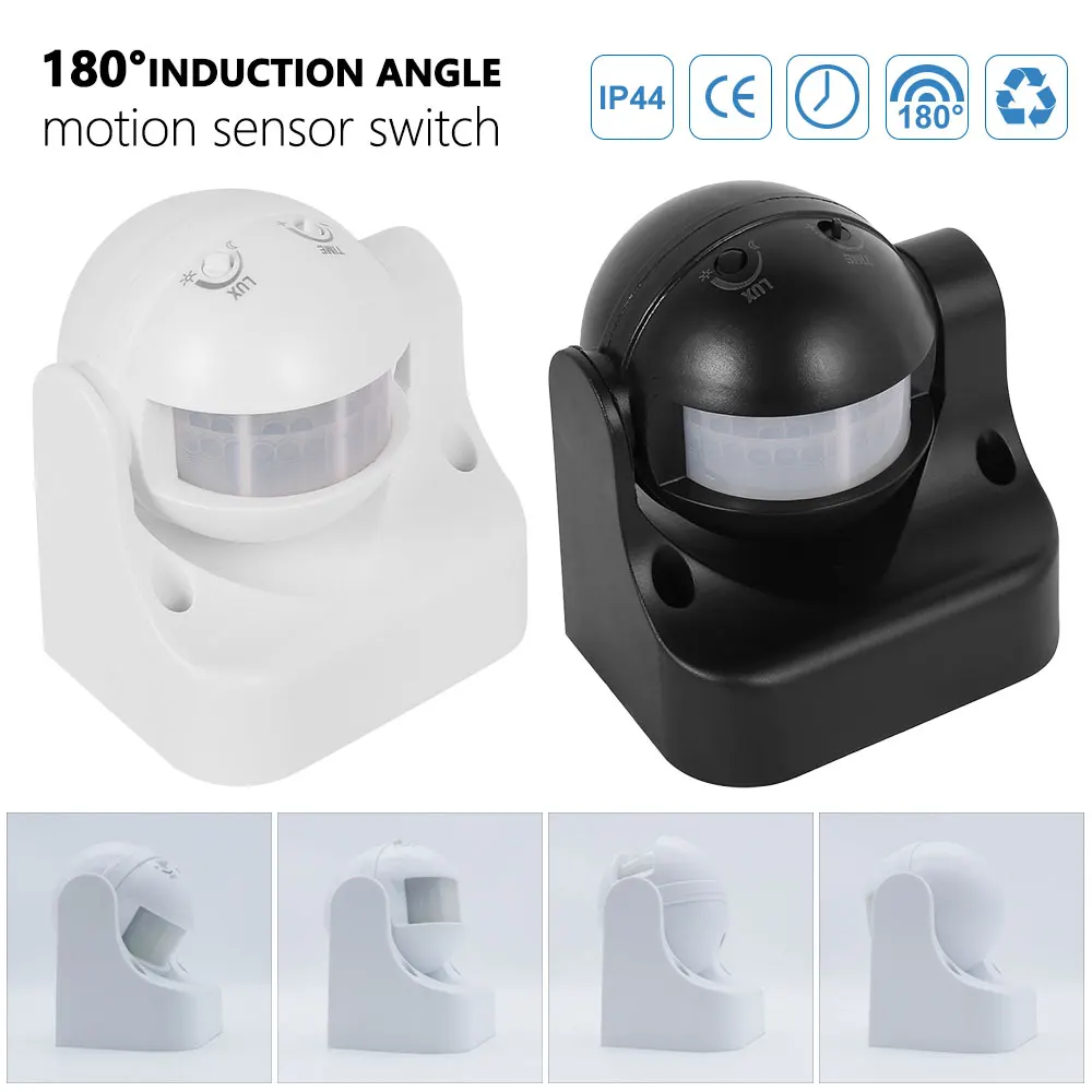 Инфракрасный светильник для человеческого тела с датчиком потока переменного