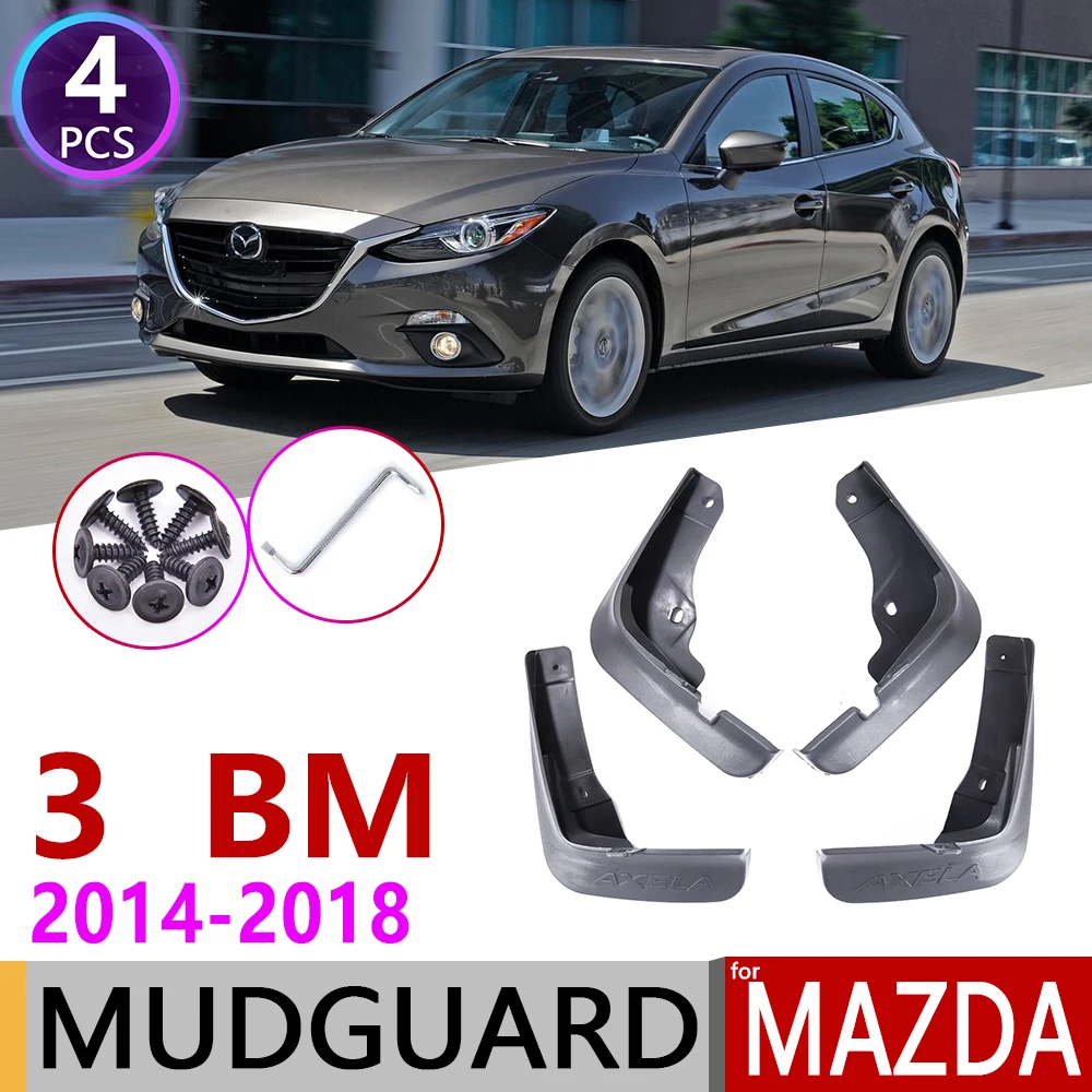 Автомобильный брызговик для Mazda 3 BM Axela хэтчбек 2014 ~ 2018 Fender закрылки аксессуары