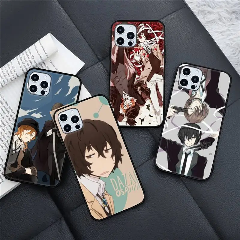 

Anime Bungou Stray Dogs Phone Case for iPhone 11 12 13 pro XS MAX 8 7 6 6S Plus X 5S SE 2020 XR mini