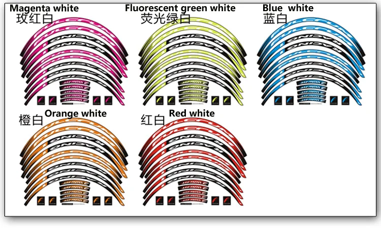 Наклейки для колес шоссейного велосипеда R1 наклейки на обода с двумя колесами