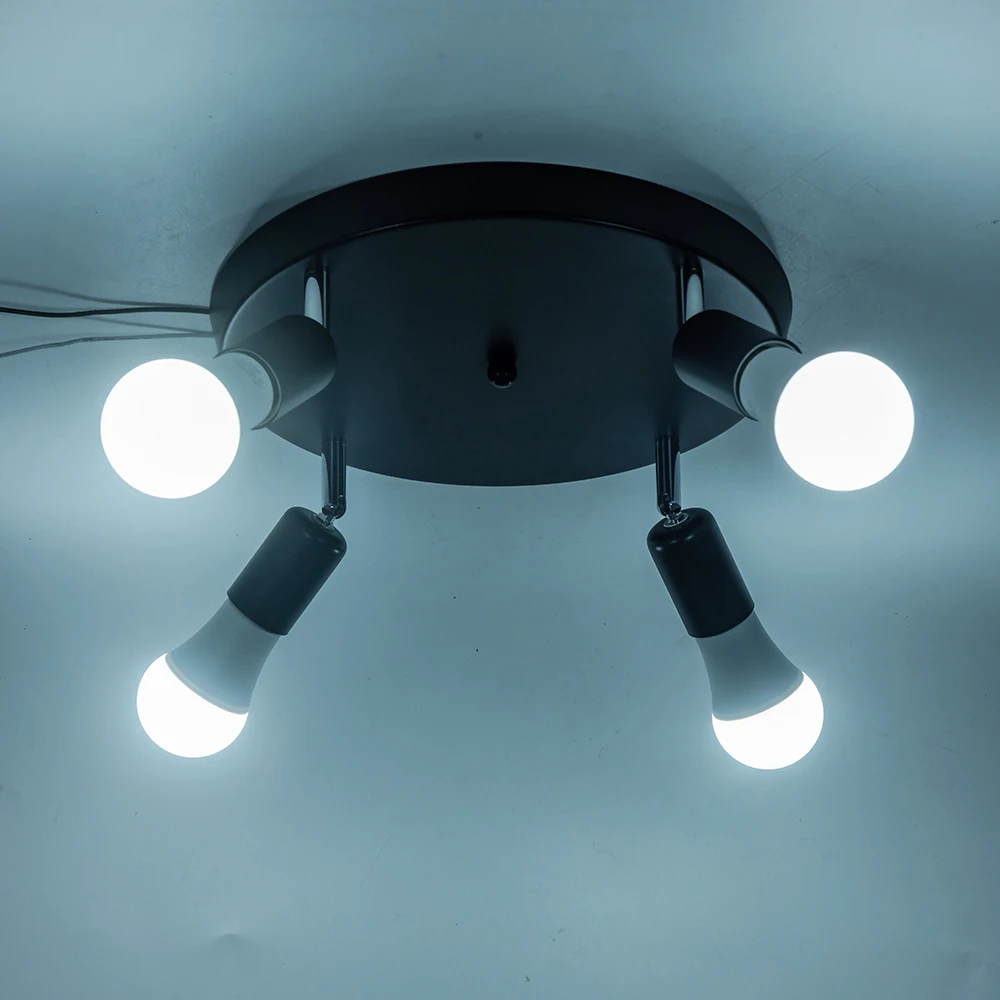 Moderno LED pasillo luz E27 giratorio lámpara de techo guardarropa pasillo balcón techo de Hall de las Luces de decoración Lustering luminaria