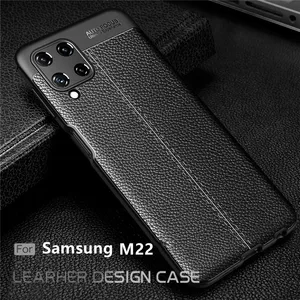 for cover samsung galaxy m22 case for samsung m22 m 22 capas shockproof armor back soft tpu leather for fundas samsung m22 cover free global shipping