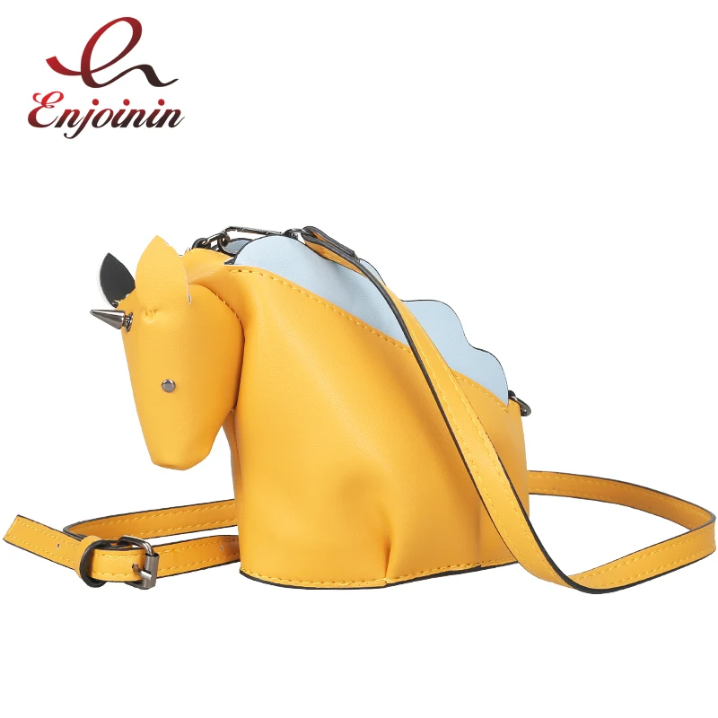 

Fun Unicorn Dinosaur Design Girl's Shoulder Bag Fashion Purses and Handbags Animal Style Crossbody Bag for Women Cute Clutch Bag