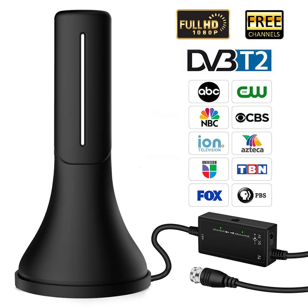 Satxtrem DVB T2 внутренняя телевизионная антенна DVB-T2 антенна цифрового ТВ открытый 120 км диапазон UHF VHF ISDB-T/DTMB/цифровое ATSC усилитель