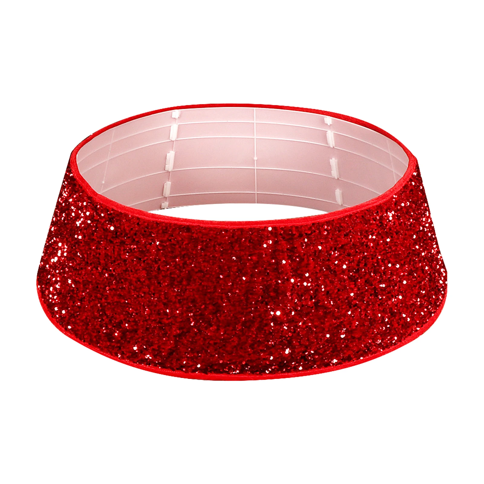 

30inch Christmas Tree Collar Skirt Shopping Mall Base Ring Festival Easy Install Gift Home Decor Floor Protective New Year