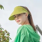 Шляпа OhSunny соломенная складывающаяся для мужчин и женщин, регулируемая солнцезащитная, для пляжа, с защитой от ультрафиолета, 2021