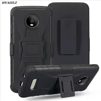 g7 power phone case for moto z4 z3 g6 paly cover heavy duty protective holster swivel clip armor cases for moto e5 plus x5 coque