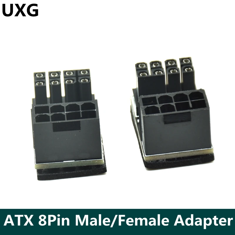 180 градусов под углом ATX Female 6Pin 8pin к Male 6pin 24pin адаптер питания для настольных ПК
