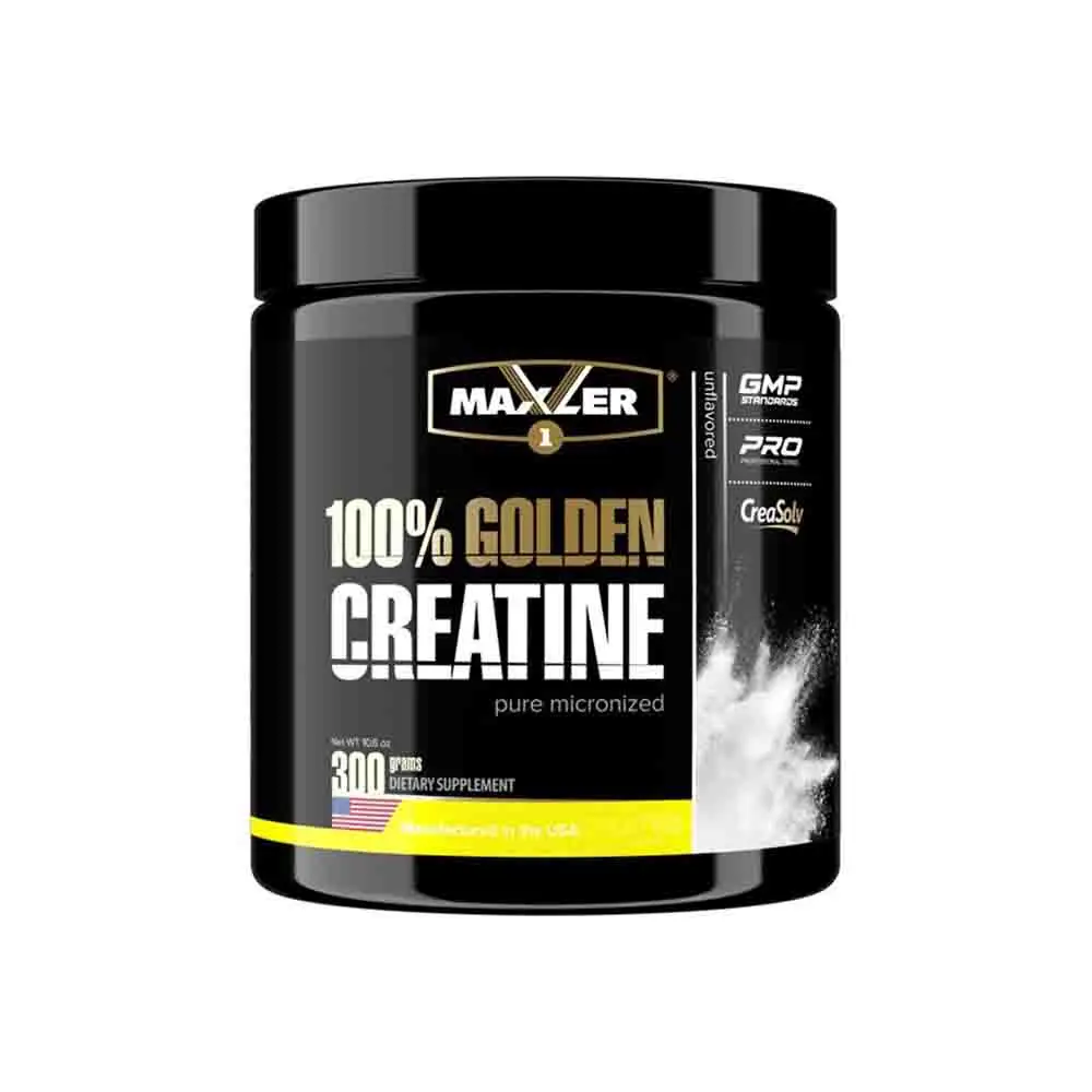 Моногидрат креатина Maxler 100% Golden Micronized Creatine 300 г грамм|Спортивное питание| |
