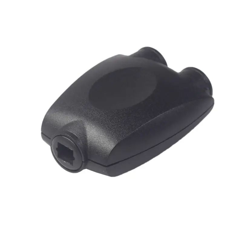 Оптический аудио сплиттер 1 вход 2 Выход Женский портативный Преобразователь ABS