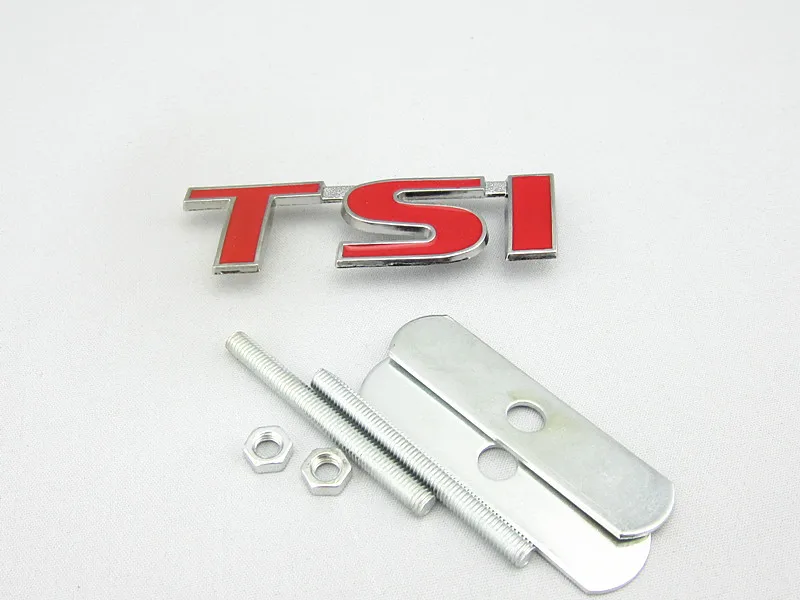 Лидер продаж 2015 1 шт. значок эмблема TSI на переднюю решетку гриля для гольфа Tiguan