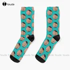 Мужские носки-пельмени, индивидуальные мужские носки унисекс для взрослых и подростков, цифровая печать на 360 , подарок на Хэллоуин и Рождество