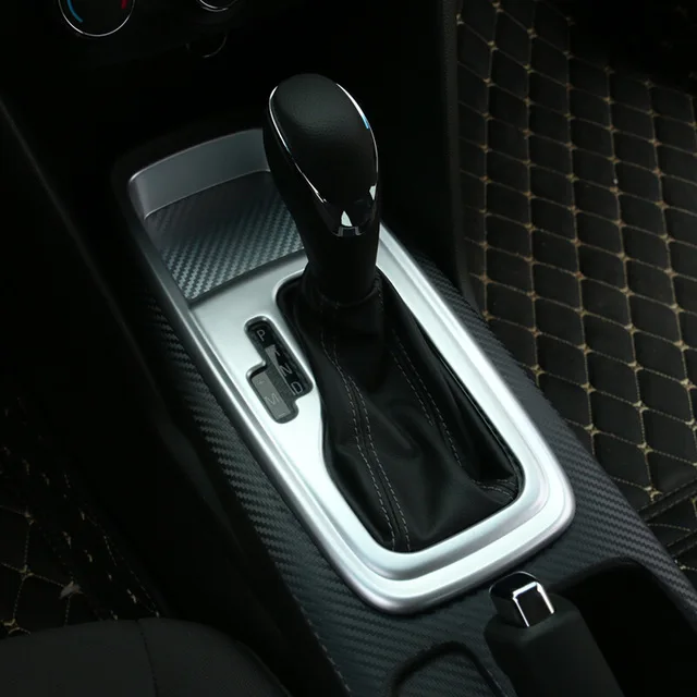 

ABS Matte For Chevrolet CAVALIER 2017 2018 2019 Car gear shift knob frame panel Cover Trim accessories styling 1pcs