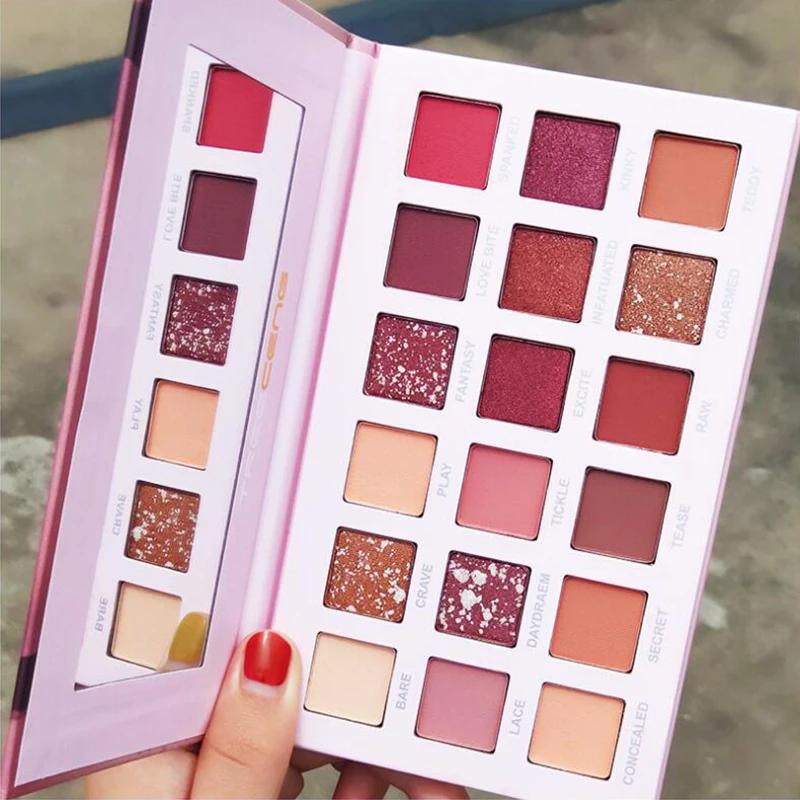 

18 Colors Eyeshadow Palette Waterproof High Gloss Shimmer Pigmented Eye Shadow Palettes Makeup Cosmetics women Make up
