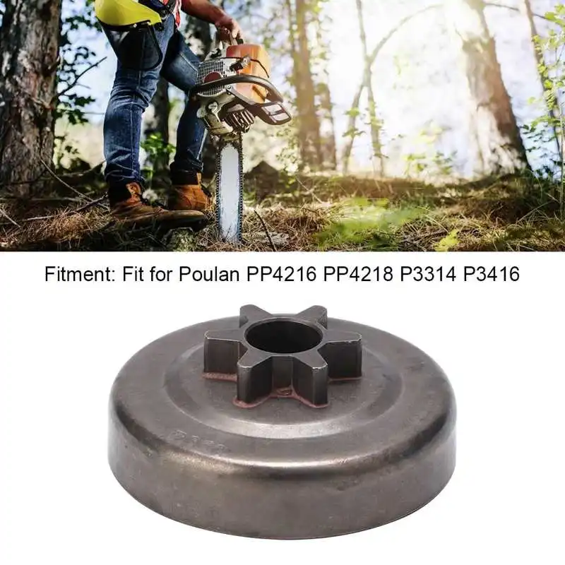 

Cutting Chainsaw Machine 3/8in Clutch Drum Replacement Fit for Poulan PP4216 PP4218 P3314 P3416 Chainsaw Sprocket 530057905