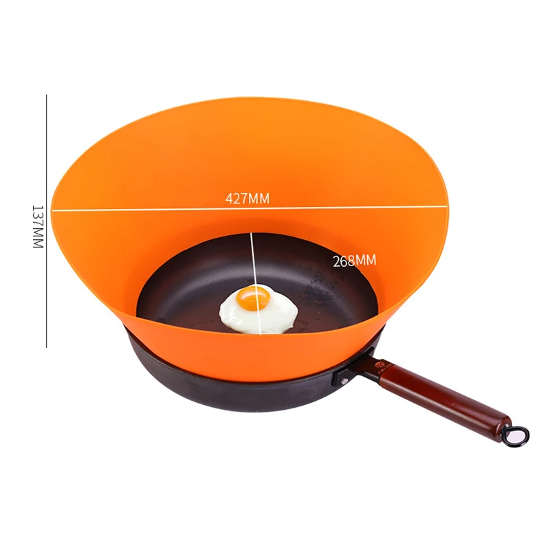 

Pot Baffle Oil Splash Guard Screen Fryguard Splatter Non-stick Silicone Splash-proof Kitchen Accessories