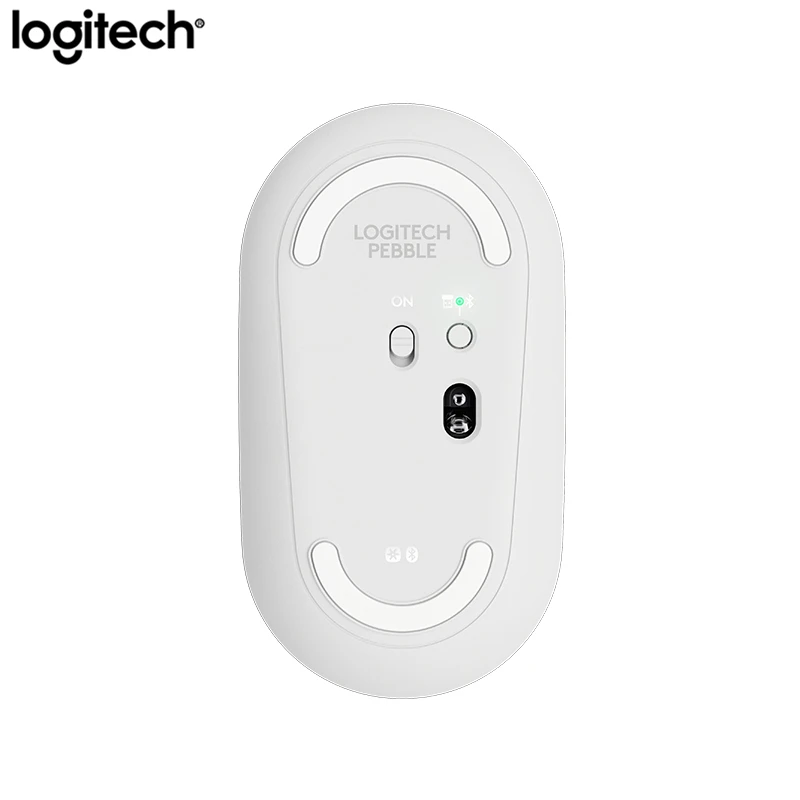 Logitech Pebble Mini тонкая 1000DPI 3 кнопки высокая точность беспроводная Bluetooth бесшумная