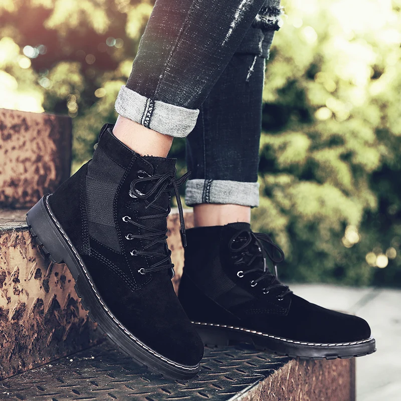 Мужские военные ботинки Мужская Рабочая защитная обувь боевые Военная