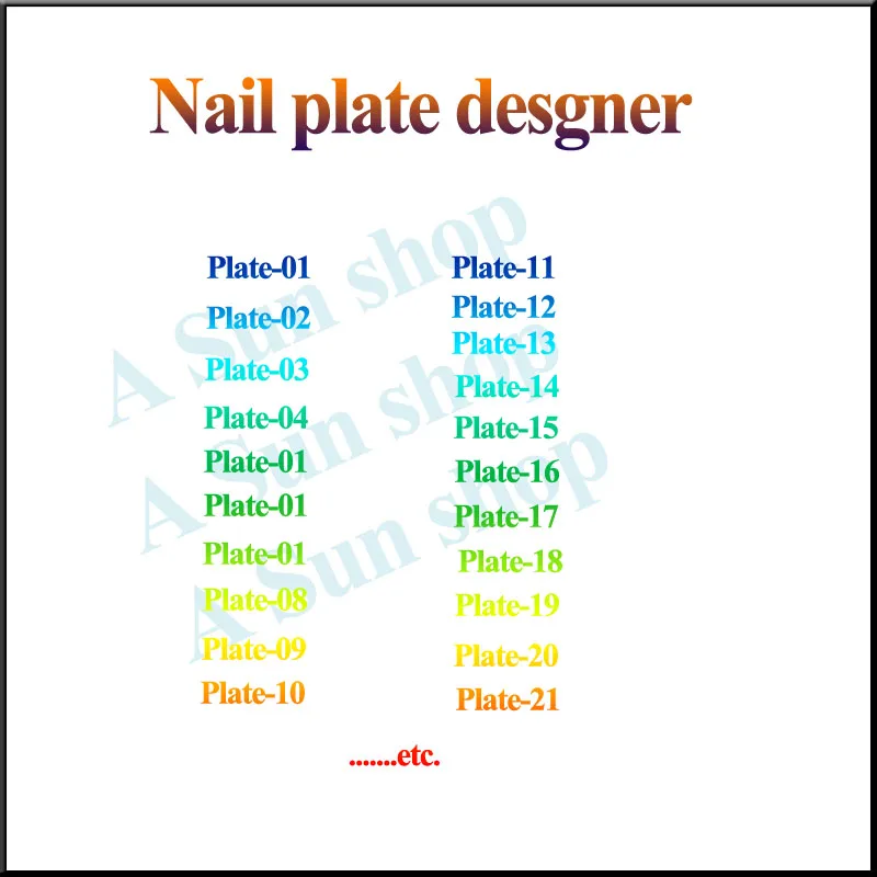 Пластина для стемпинга ногтей с логотипом роскошного бренда (6x12) пластины