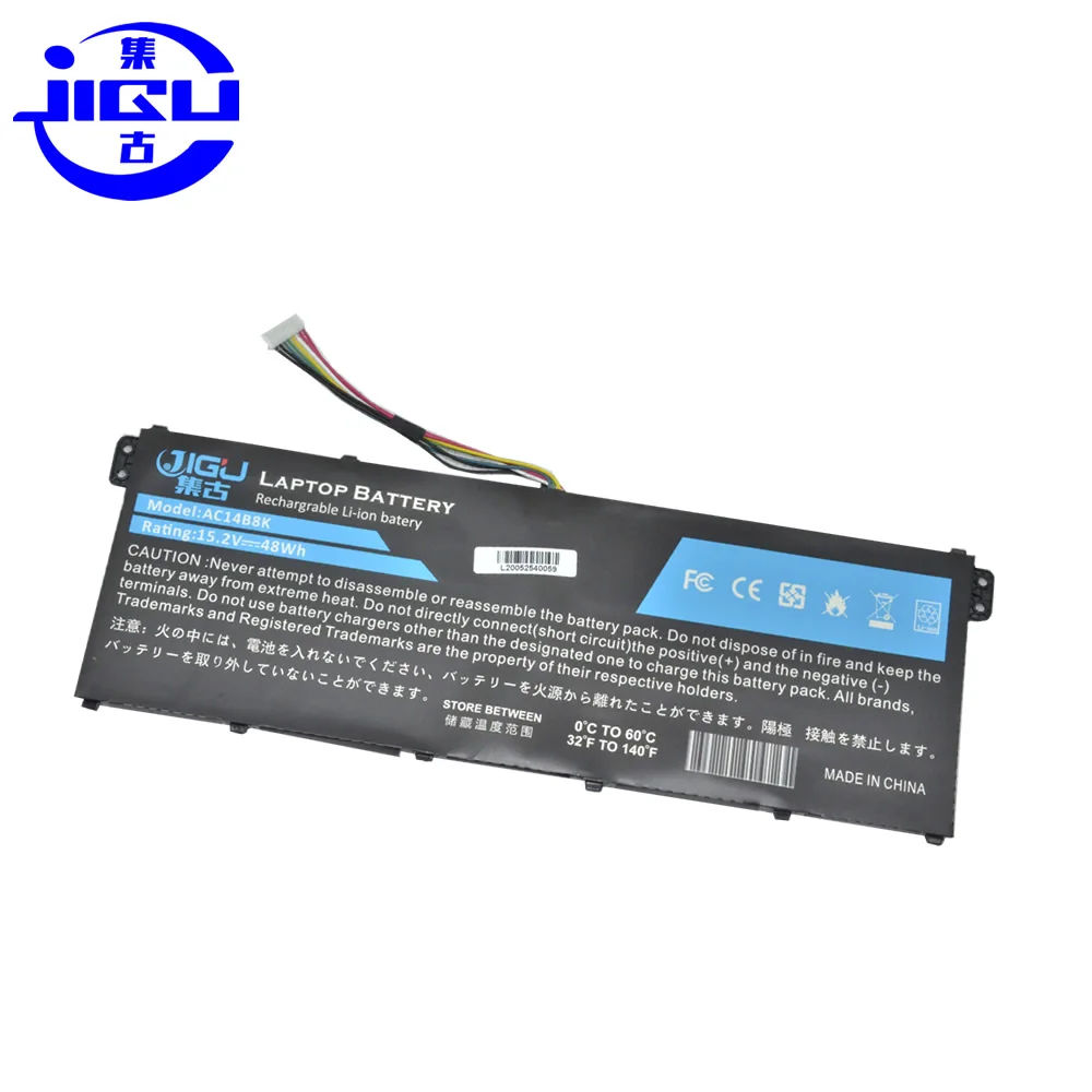 

JIGU New Replacement Battery For Acer AP14B8K NE511 AC14B8K For Aspire V13 R13 ES1-572 A515-52 R5-571T R7-371T V3-111