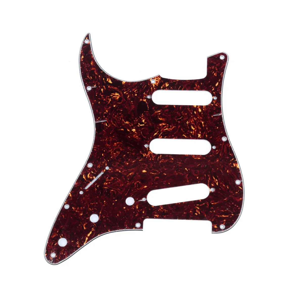 Musiclily SSS 11 отверстий для левшей гитары Strat брызговиков США/мексиканского