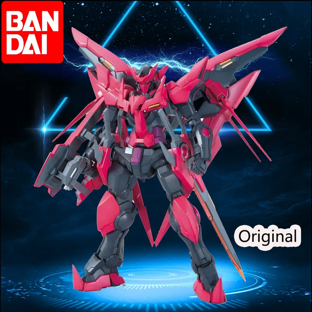 BANDAI PPGN 001 EXIA Dark material Full Saber Custom Model Gundam MG 1/100 экшн схема из редких точек Детская