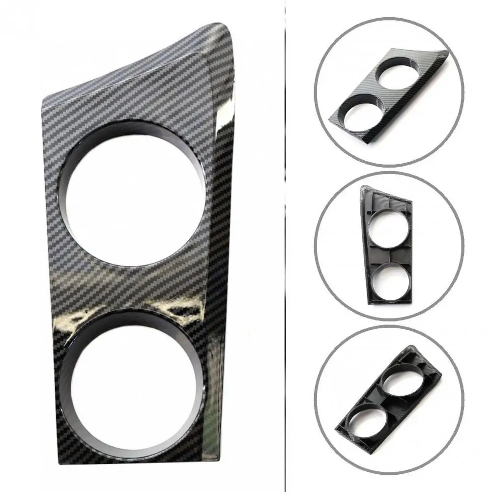 

Carbon Grain Practical Two Holes Beverage Water Cup Rack Convenient Cup Holder Perfect Match