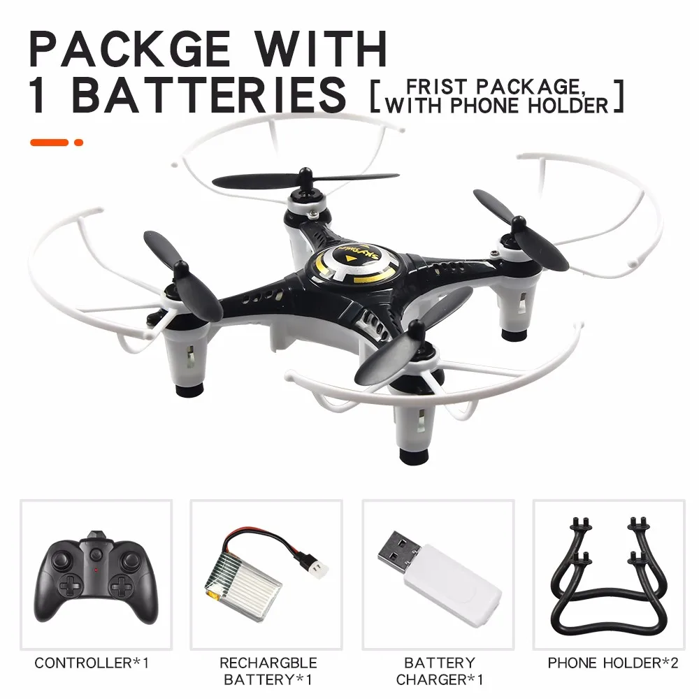 Светильник 2 4G Mini RC drone 6 осевой 4CH вертолет с одной кнопкой режим Безголового
