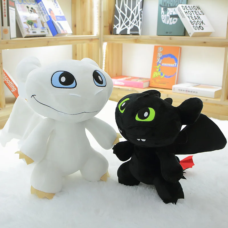 How To Train Your Dragon 3 Toothless Night Light Fury Toys Big Size Soft Stuffed Plush Doll Baby Kids Children Gifts | Игрушки и хобби