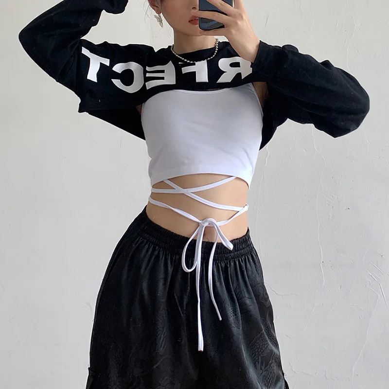 Женское джазовое платье для ночных клубов певцов черный топ костюм сцены Одежда