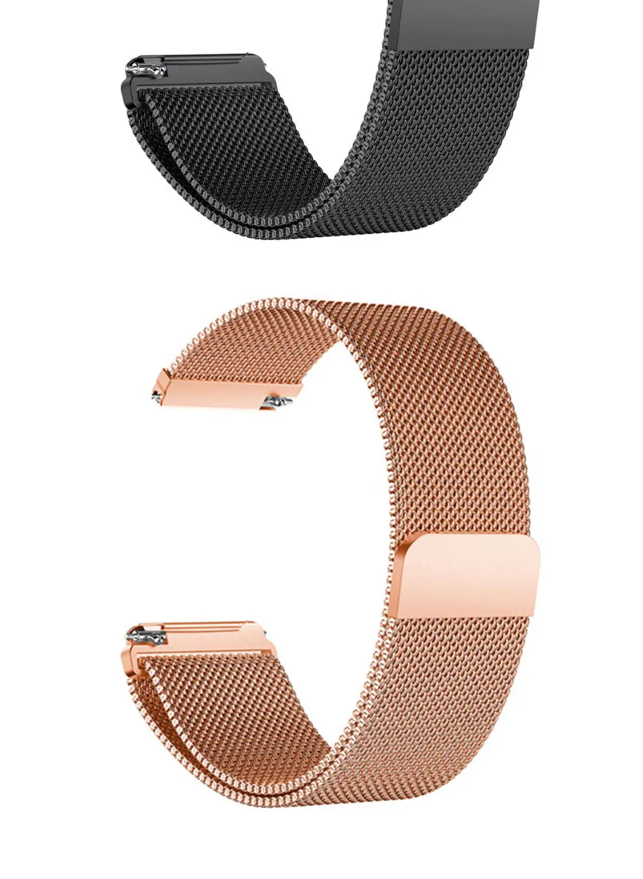 Металлический браслет из нержавеющей стали для Fitbit Versa ремешок на запястье Миланский Магнитный Браслет fit bit Lite Verse 2 Аксессуары для наручных часов