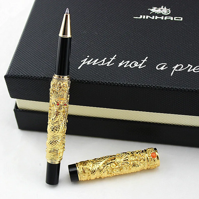 JINHAO роскошный высококачественный рельефный серый дракон китайский подарок